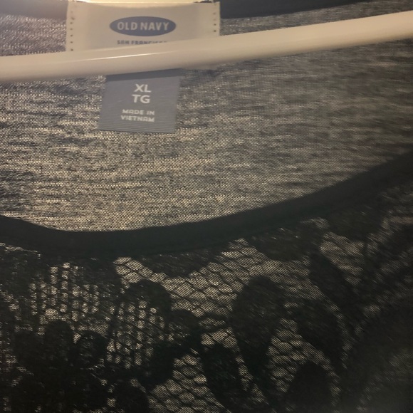 Old Navy Black Lace Top - Picture 2 of 4